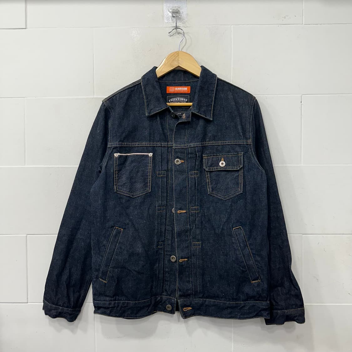 프리즘웍스 데님 트러커 자켓 상품이미지1