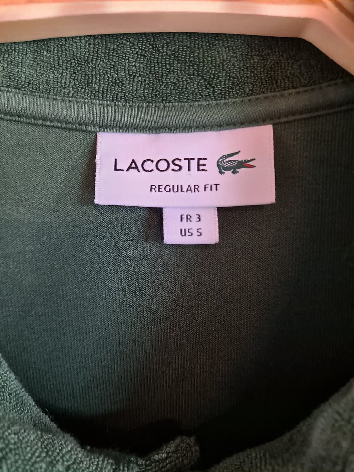 라코스테 타월 소재 카라티 그린 상품이미지3