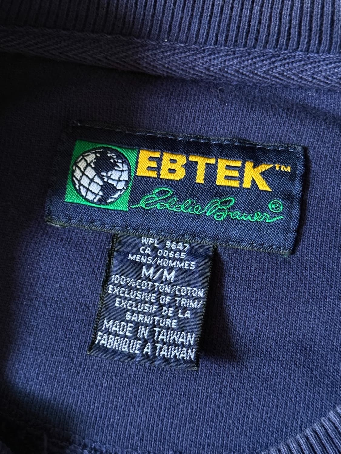 90s 에디바우어 EBTEK 빈티지 스웻셔츠 (105-110) 상품이미지4