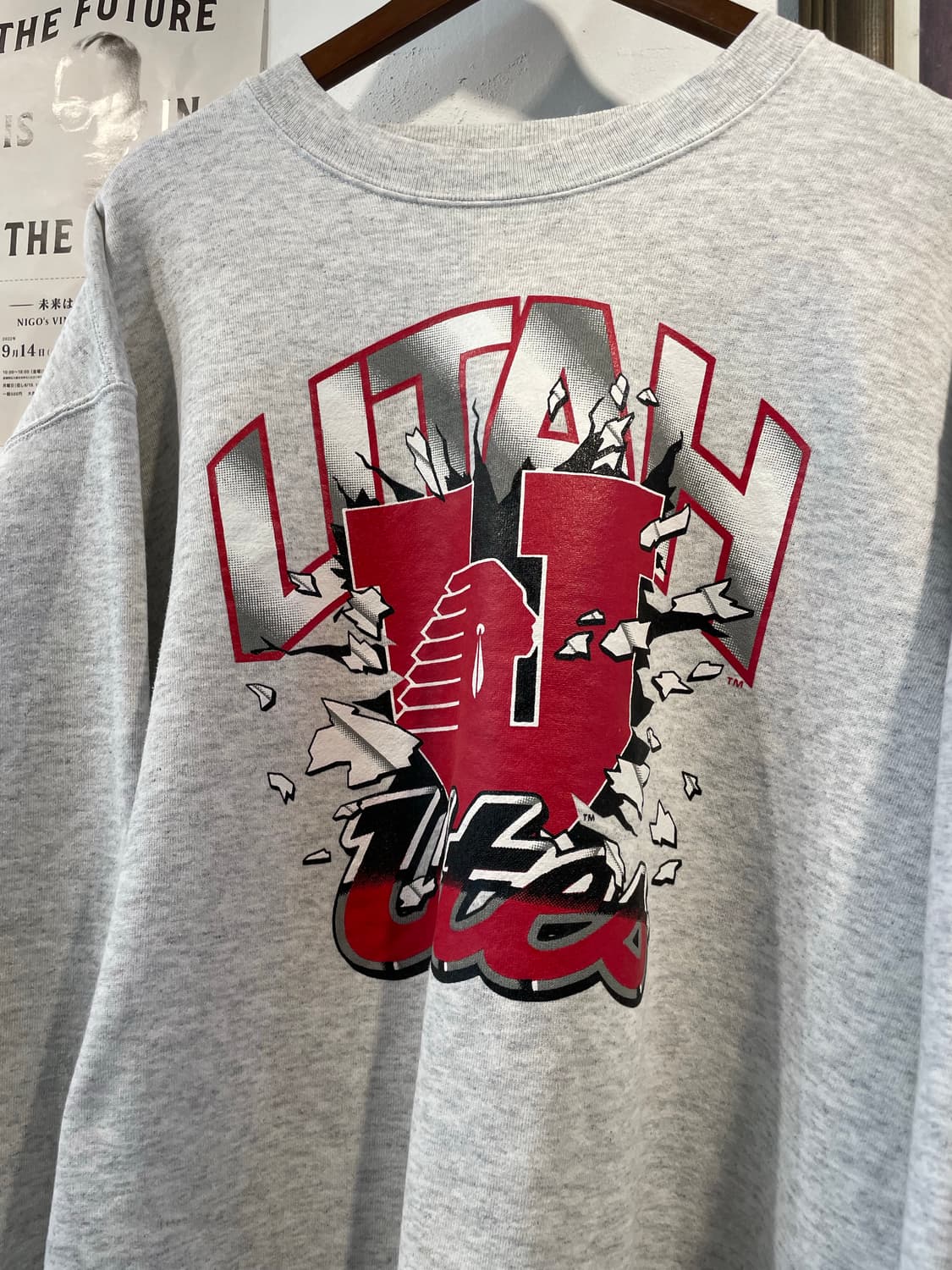 90s 리 유타대학 스웻셔츠 맨투맨 XL 상품이미지3