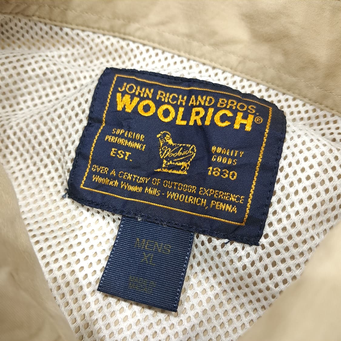 CL640 XL 울리치 90s 사파리 헌팅 유틸리티 샌드베이지 셔츠 남 상품이미지3