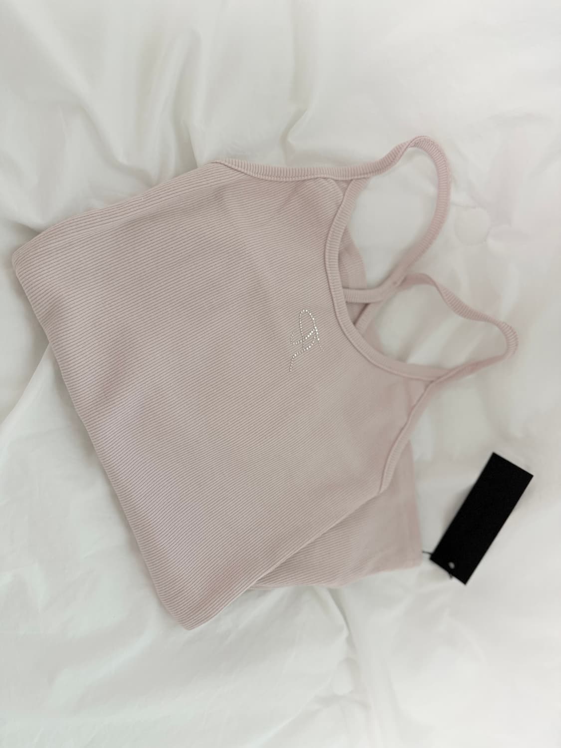 쓰리타임즈 쥬얼 탱크탑 핑크 판매 상품이미지2