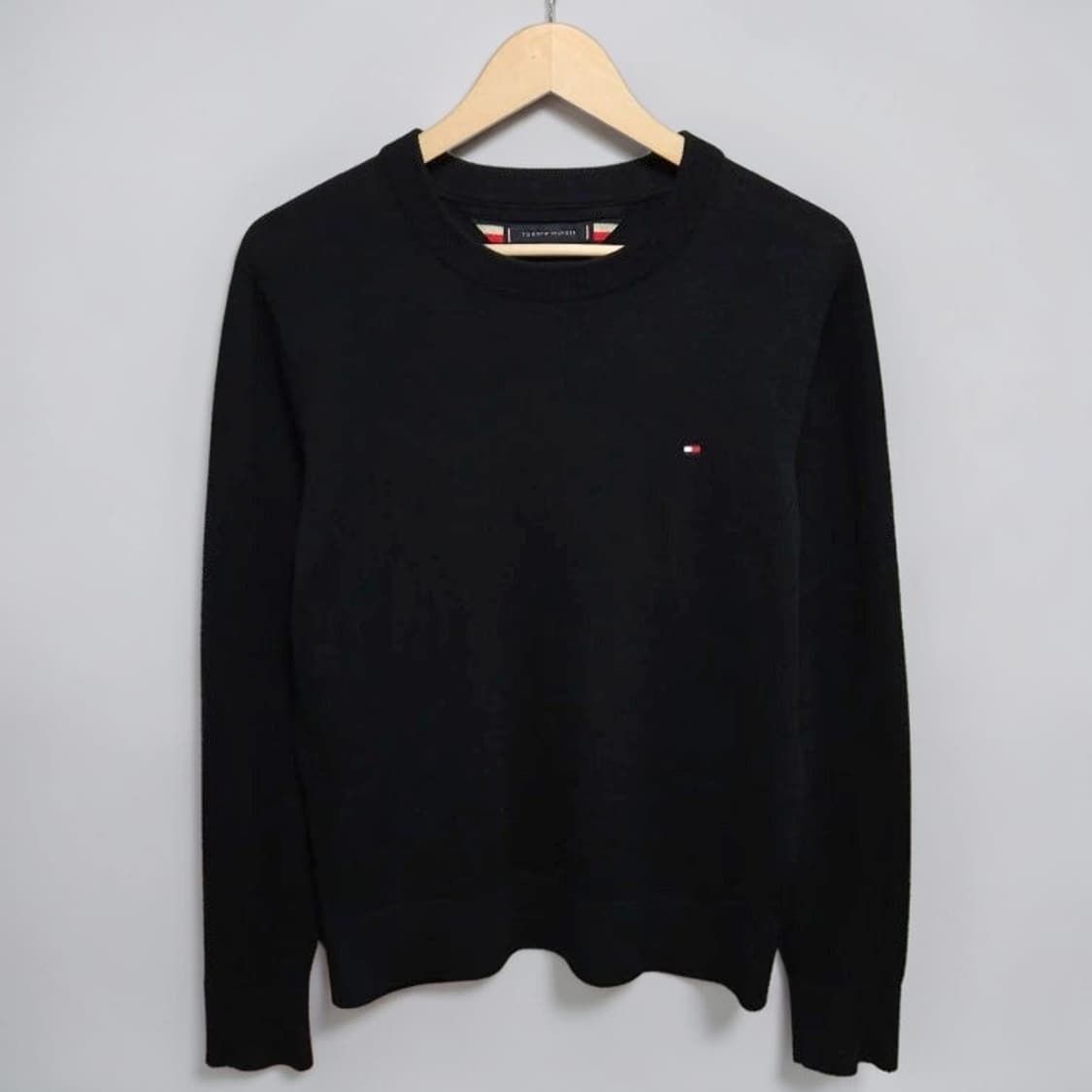 95 Tommy 타미힐피거 램스울 니트 블랙 상품이미지1