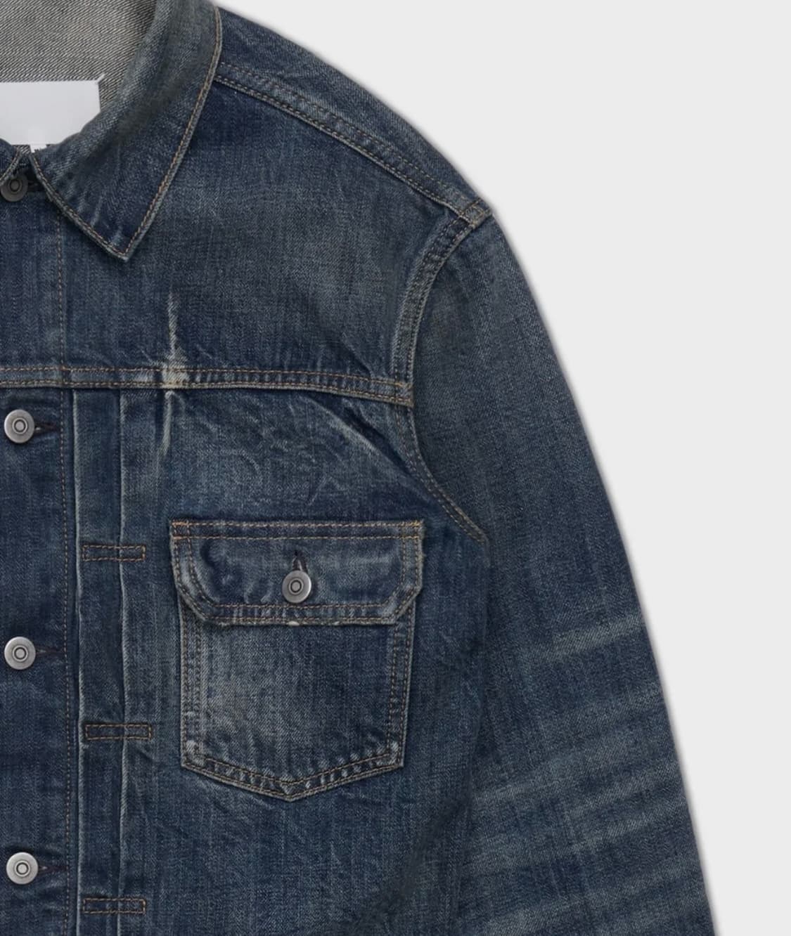 새상품 급처 4/30까지 메종 마르지엘라 더블 포켓 데님 재킷 상품이미지6