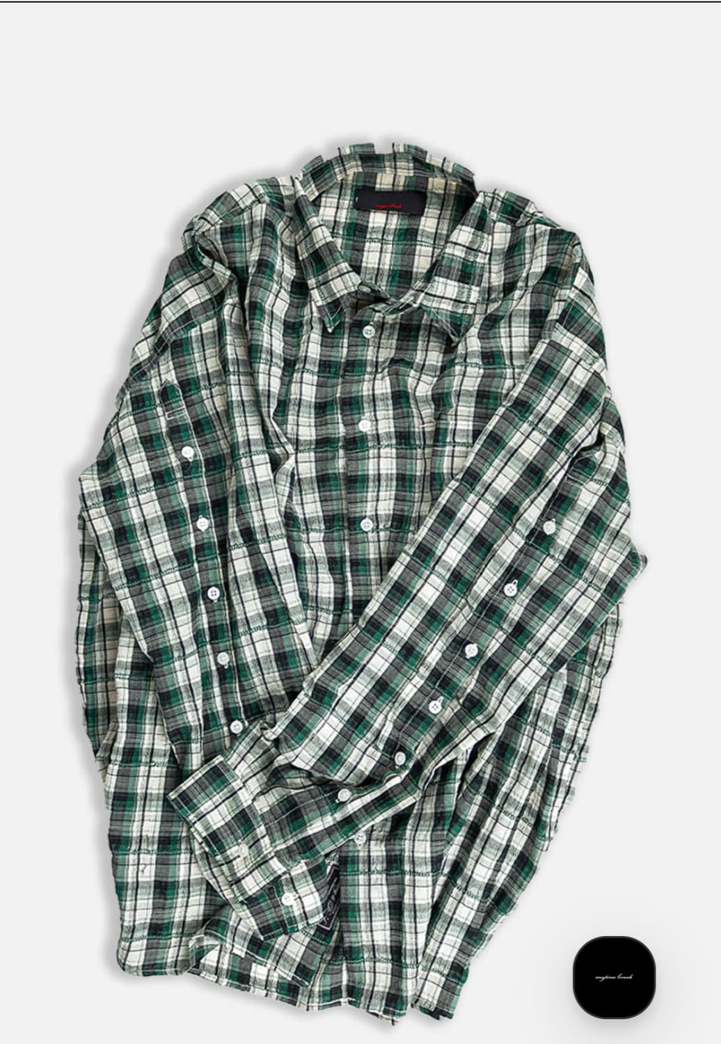 애니타임로릭 셔츠 그린 M 상품이미지1