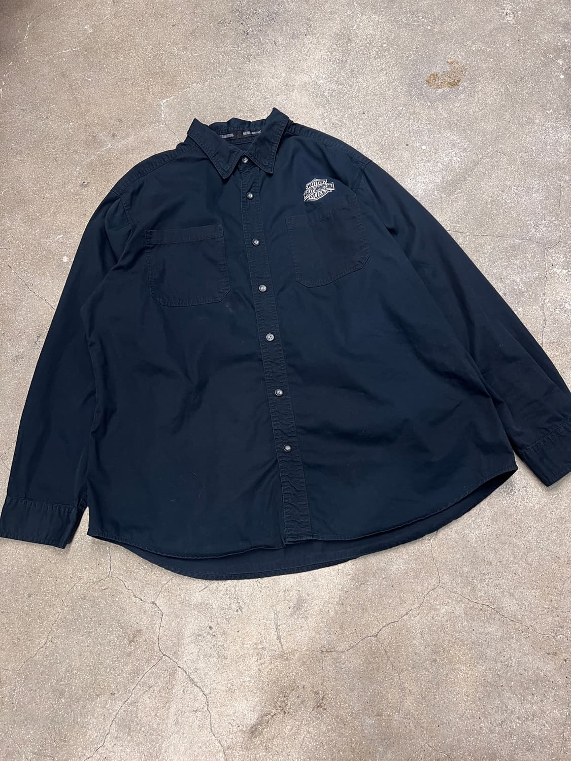 할리데이비슨 코튼 셔츠 블랙 상품이미지2