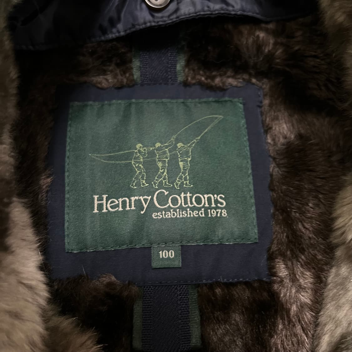 헨리코튼 남성 골프웨어 래빗퍼 넥트리밍 패딩 점퍼 [네이비] L/100 상품이미지5