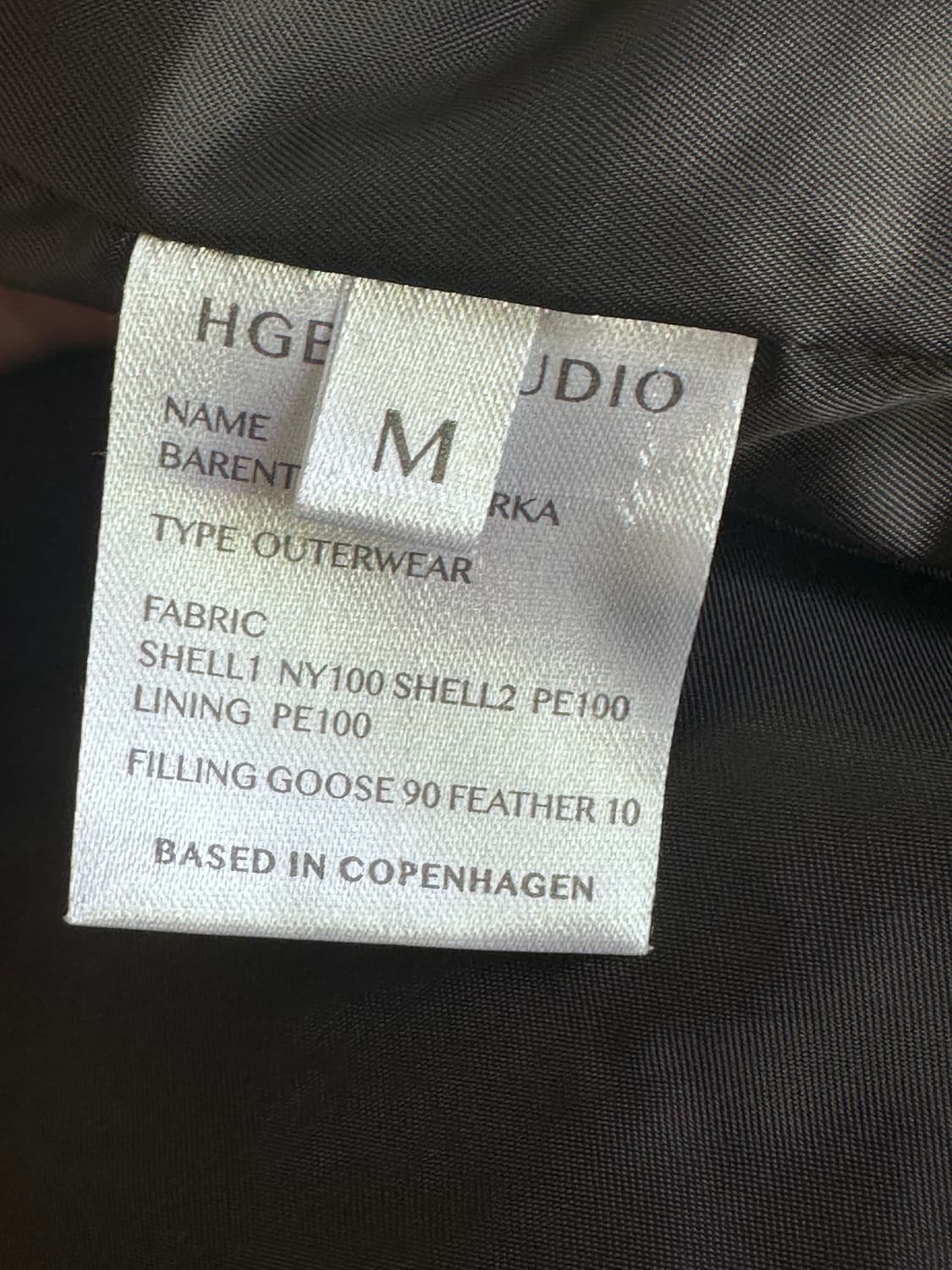 [M] hgbb studio 다운 파카 패딩 블랙 상품이미지5