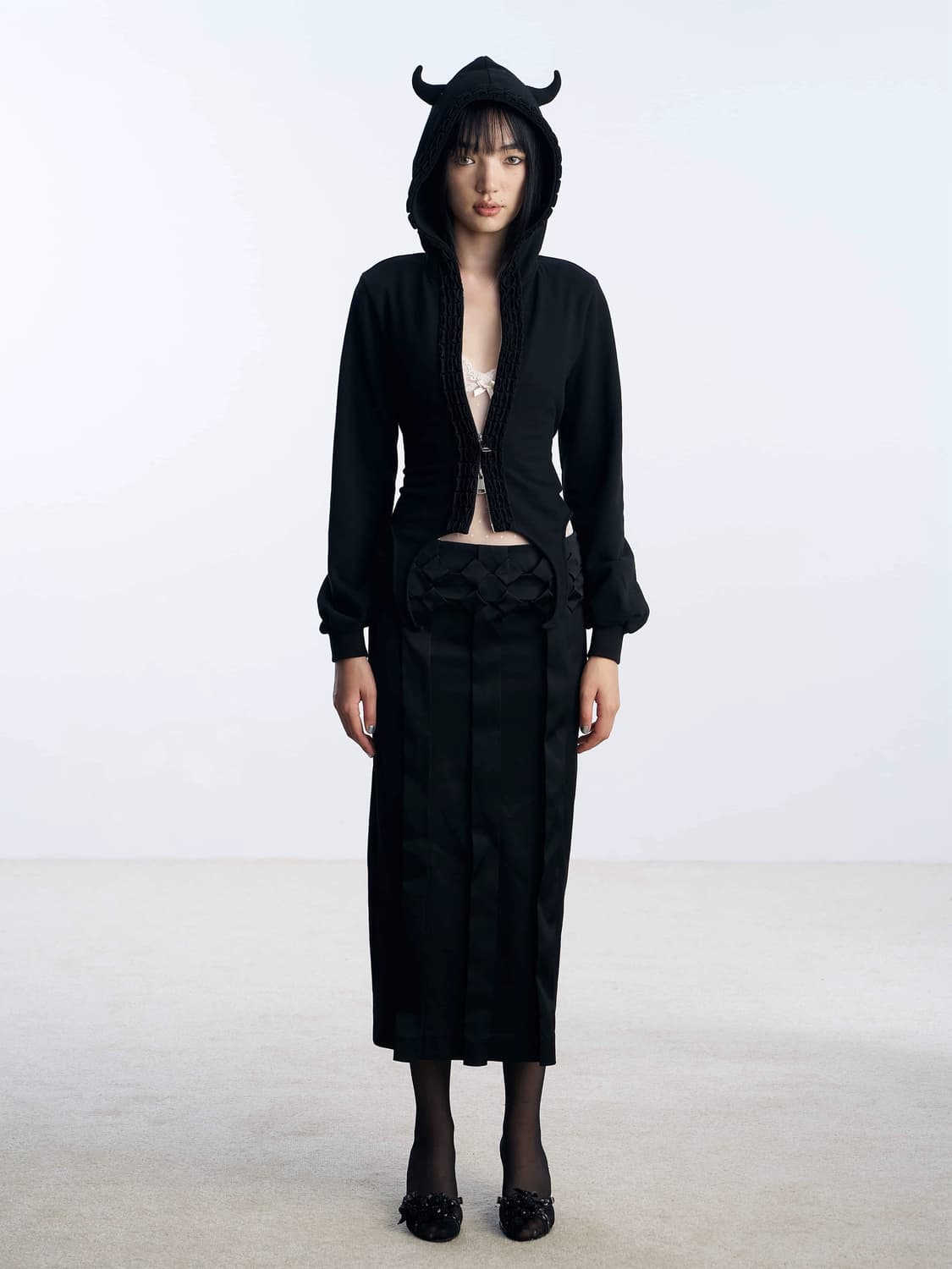 악마뿔 후드집업 상품이미지4