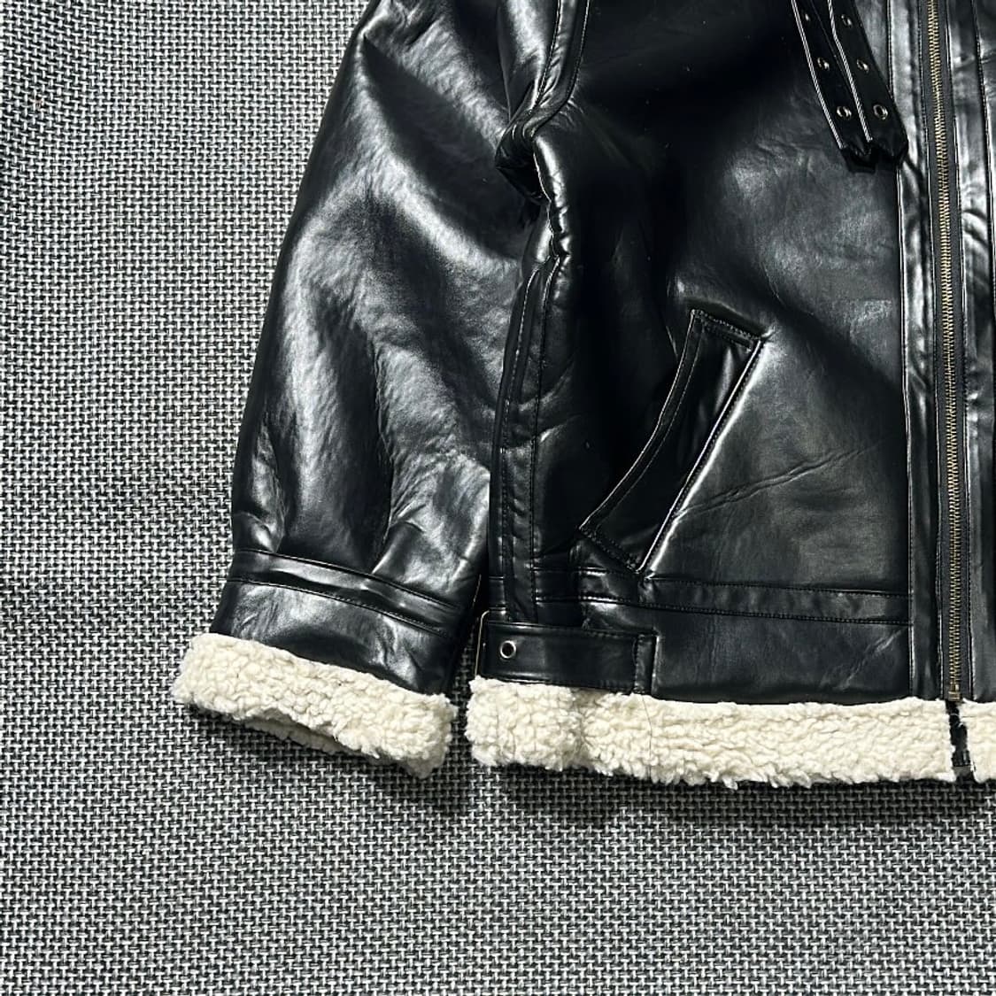 밀리터리 B-3 무스탕 자켓 (XL/XXL) 상품이미지4