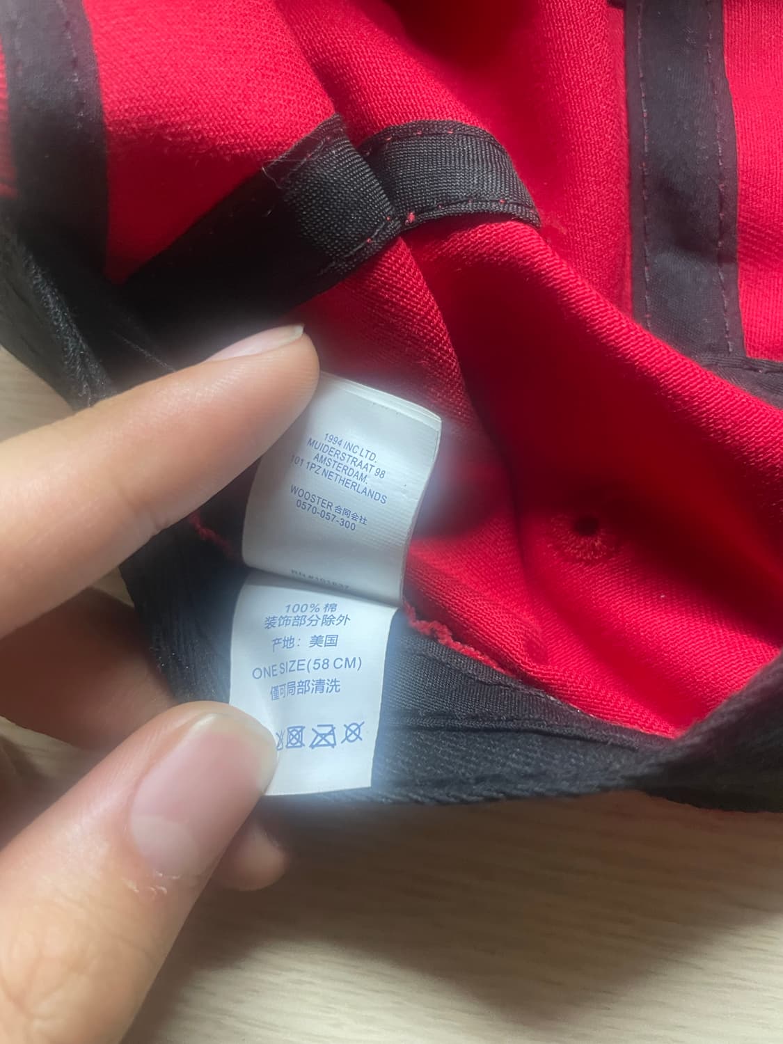 슈프림 레드 캠프캡 상품이미지6