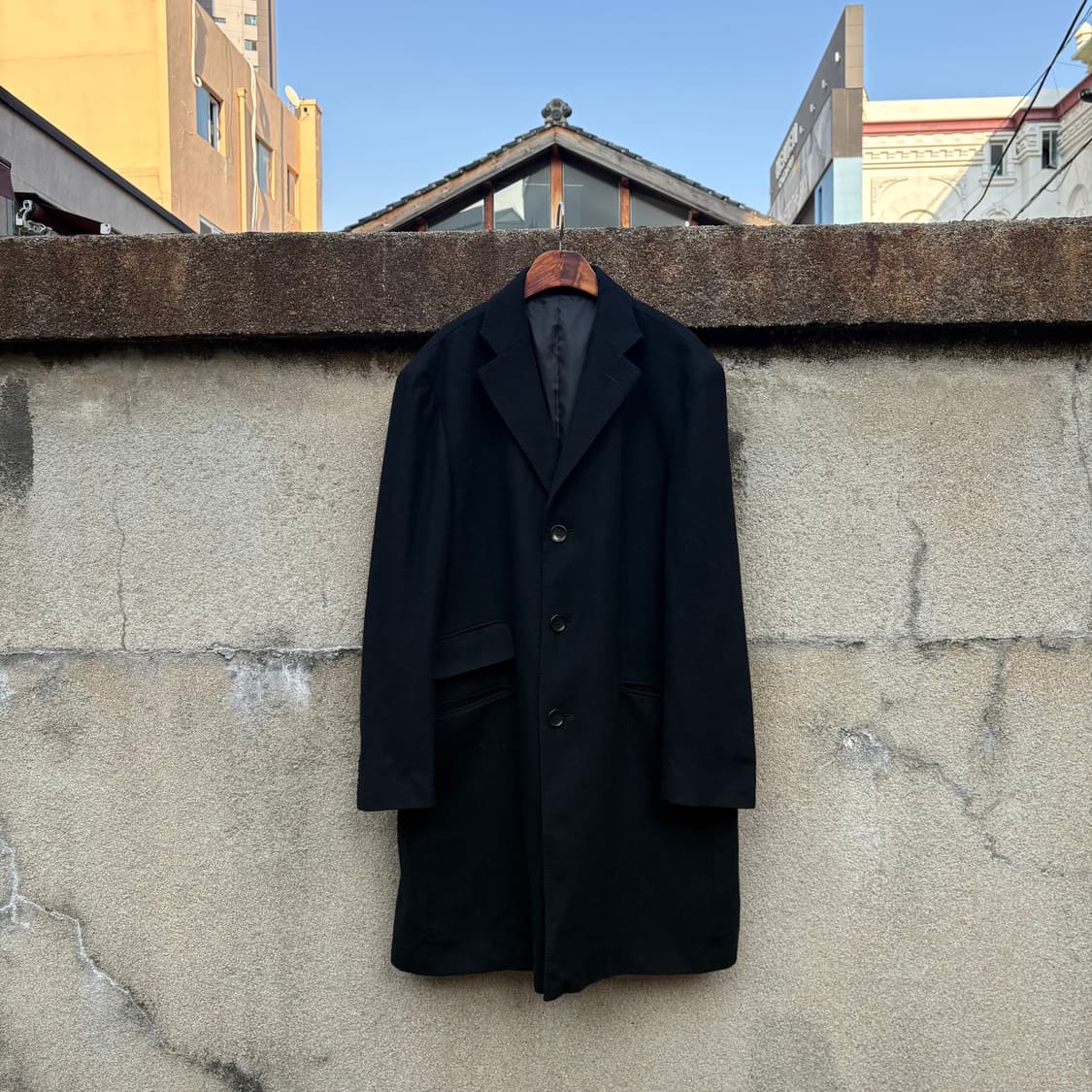 SISSY by 칸사이야마모토 울 캐시미어 블렌드 코트 상품이미지1