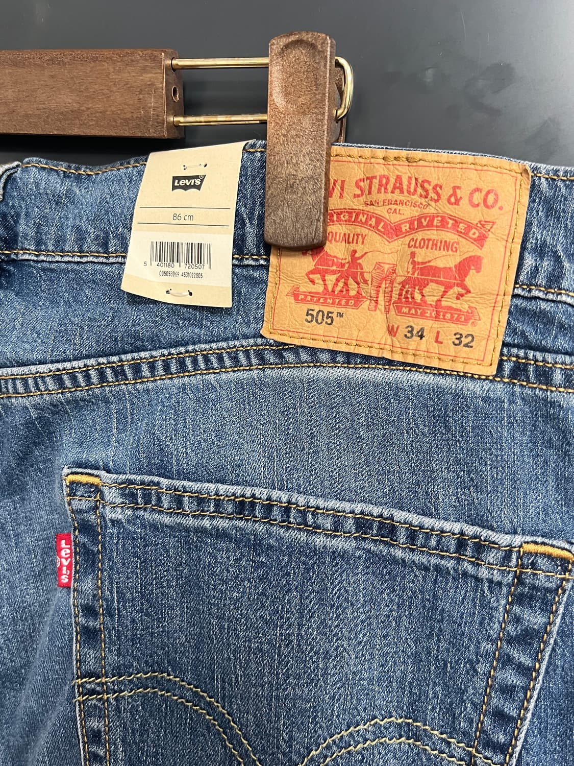 Levis 리바이스 505 레귤러 스트레이트 데님 팬츠 상품이미지3