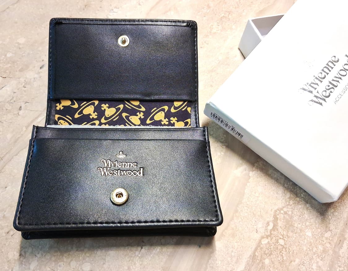 비비안웨스트우드 빈티지 워터 orb 카드지갑 블랙 (새상품) 상품이미지8