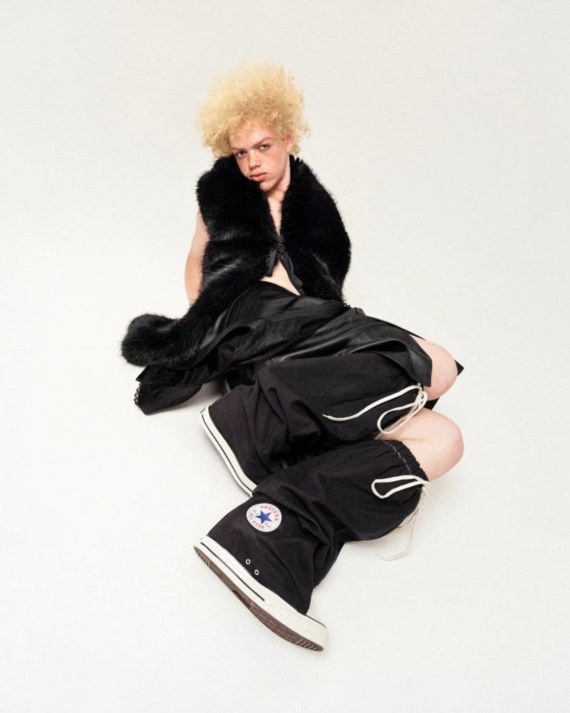 바퀘라 컨버스 트리플 엑스하이 슬라우치 웨지 블랙 상품이미지1