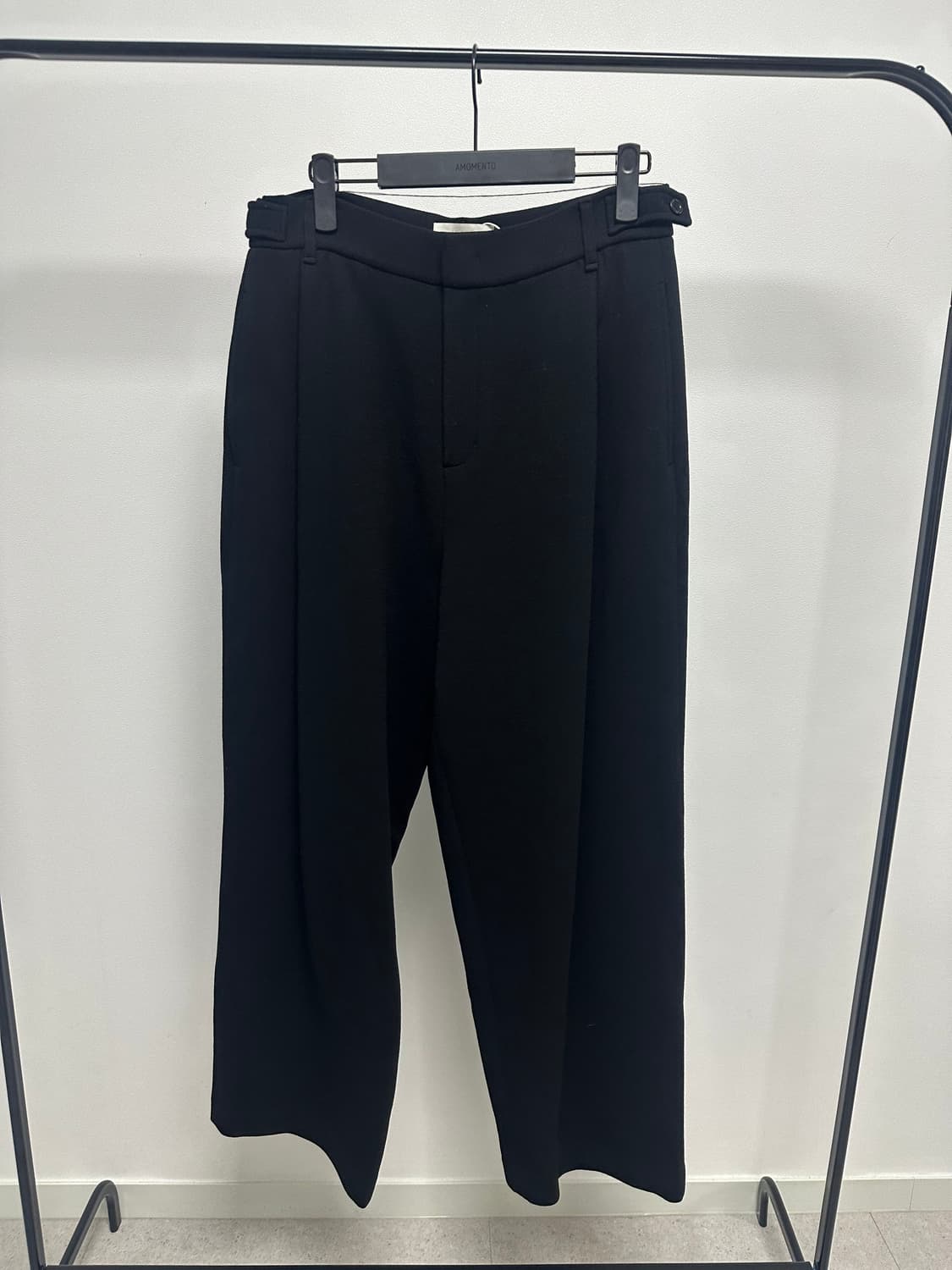 아모멘토 wool martin pants black 상품이미지2