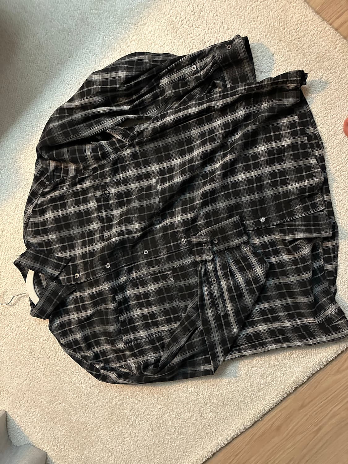  노메뉴얼 체크셔츠 상품이미지1