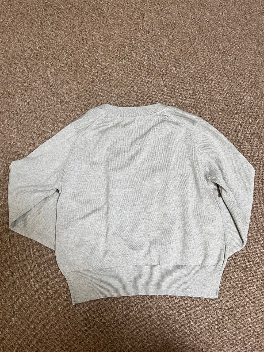 메종키츠네 그레이로고 가디건 상품이미지2