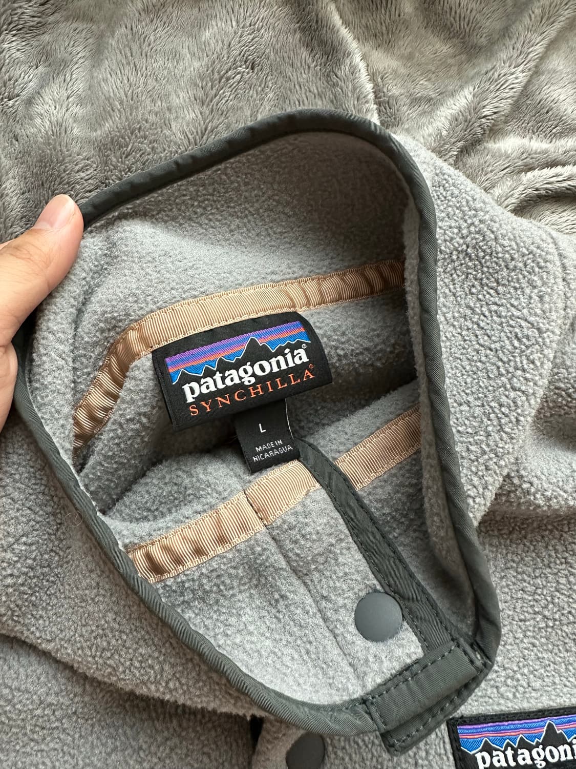 (L) 파타고니아 신칠라 오트밀/그레이 상품이미지2