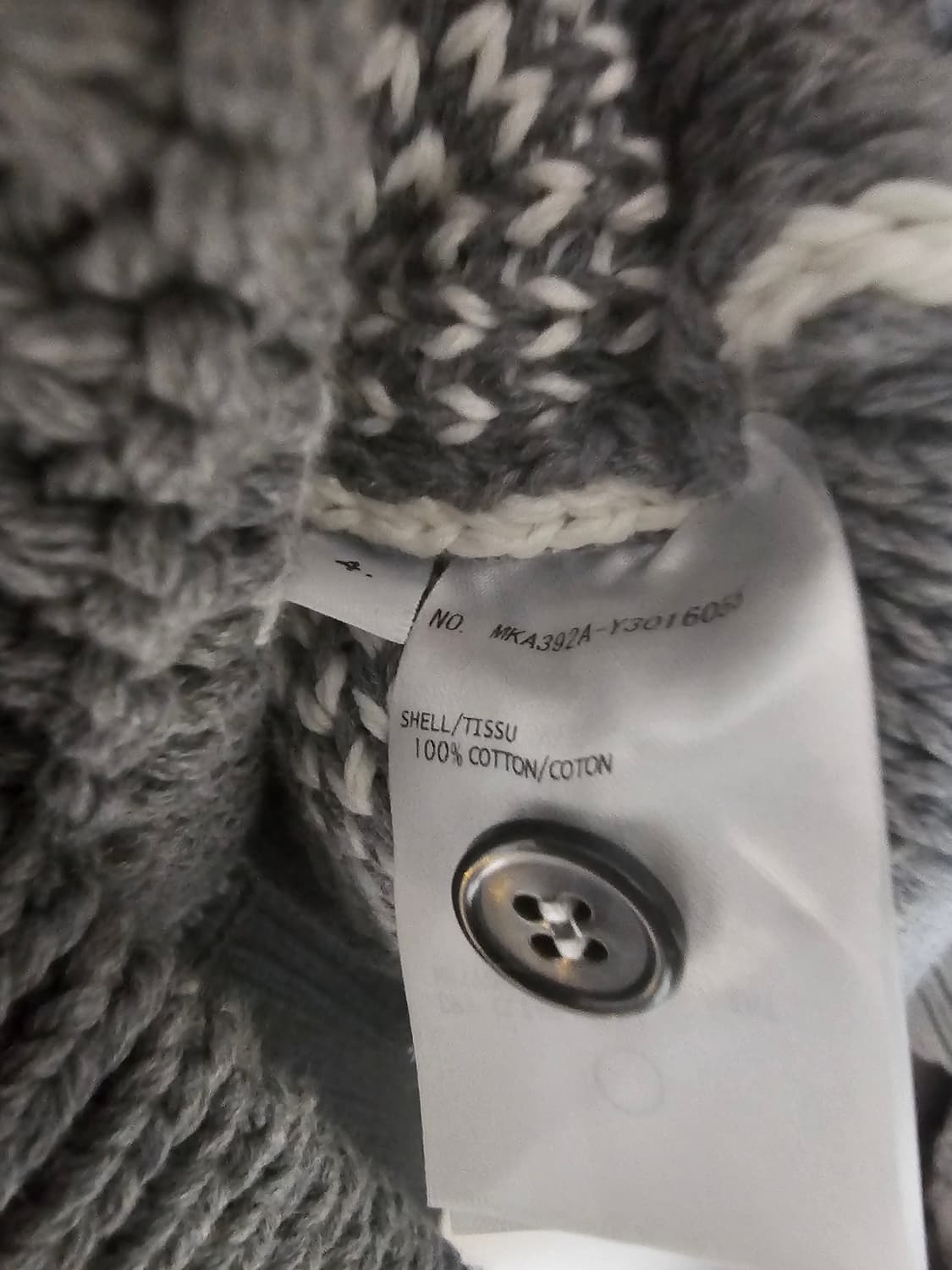 톰브라운  4 바 깅엄 체크 자카드 니트(4/새상품급/정품) 상품이미지9