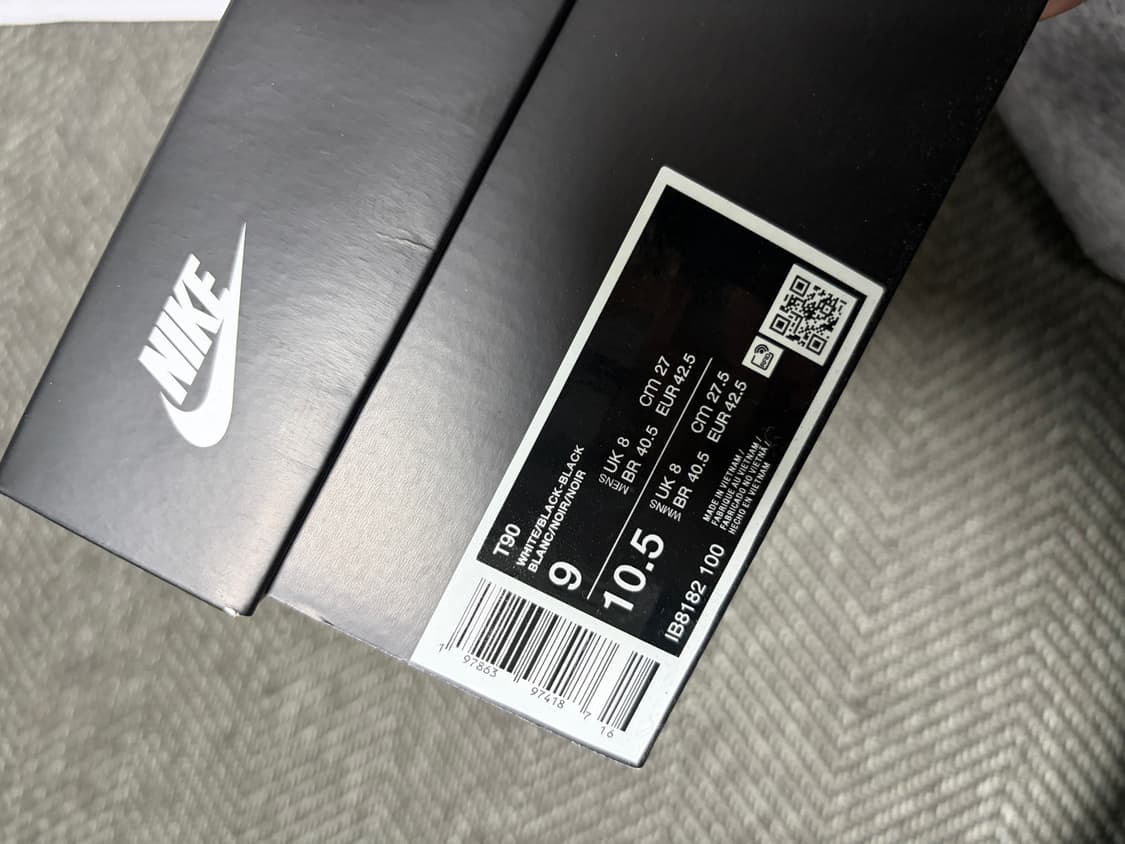 나이키 토탈90 화이트/블랙 270사이즈 상품이미지5