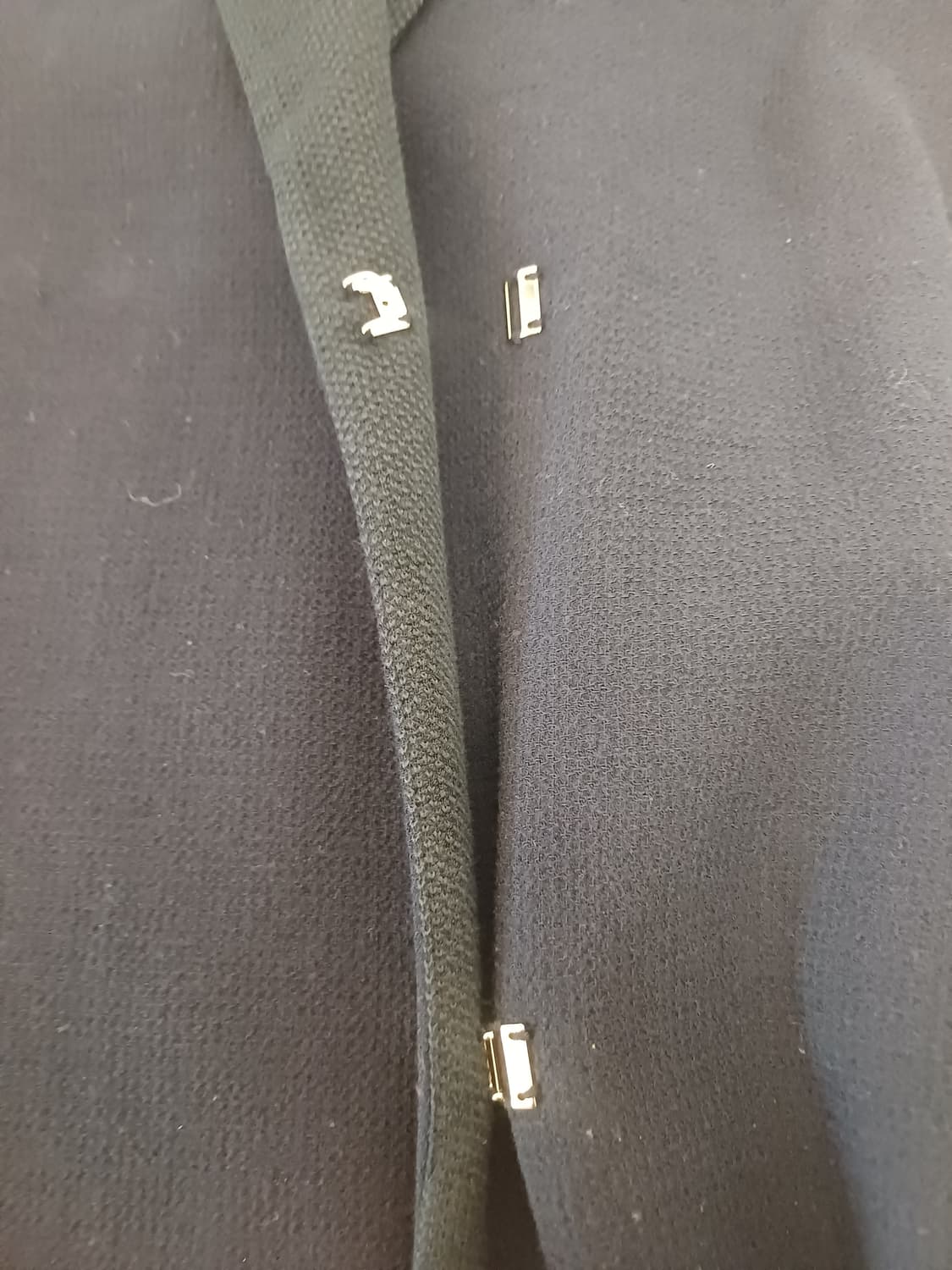 [울 98%/고급] 베네통 골드 지퍼 포인트 미니멀 자켓 (77/44호) 상품이미지6