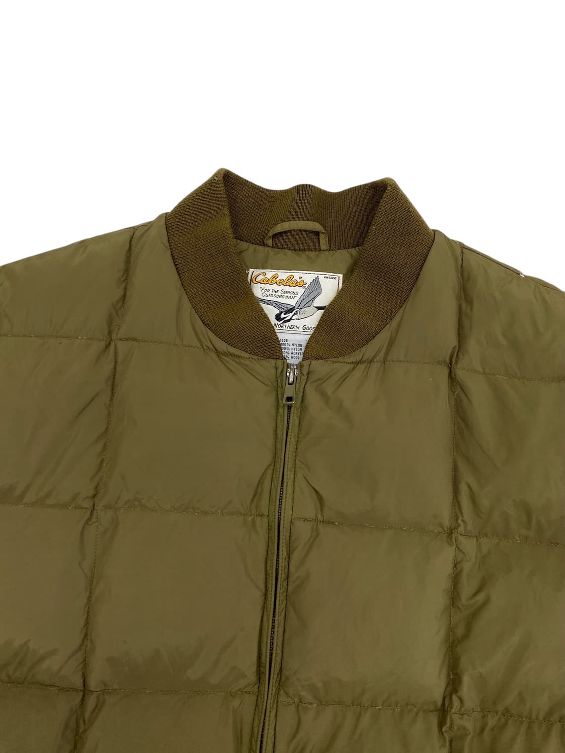 90‘s cabela's 화이트 구스다운 푸퍼 베스트 상품이미지3