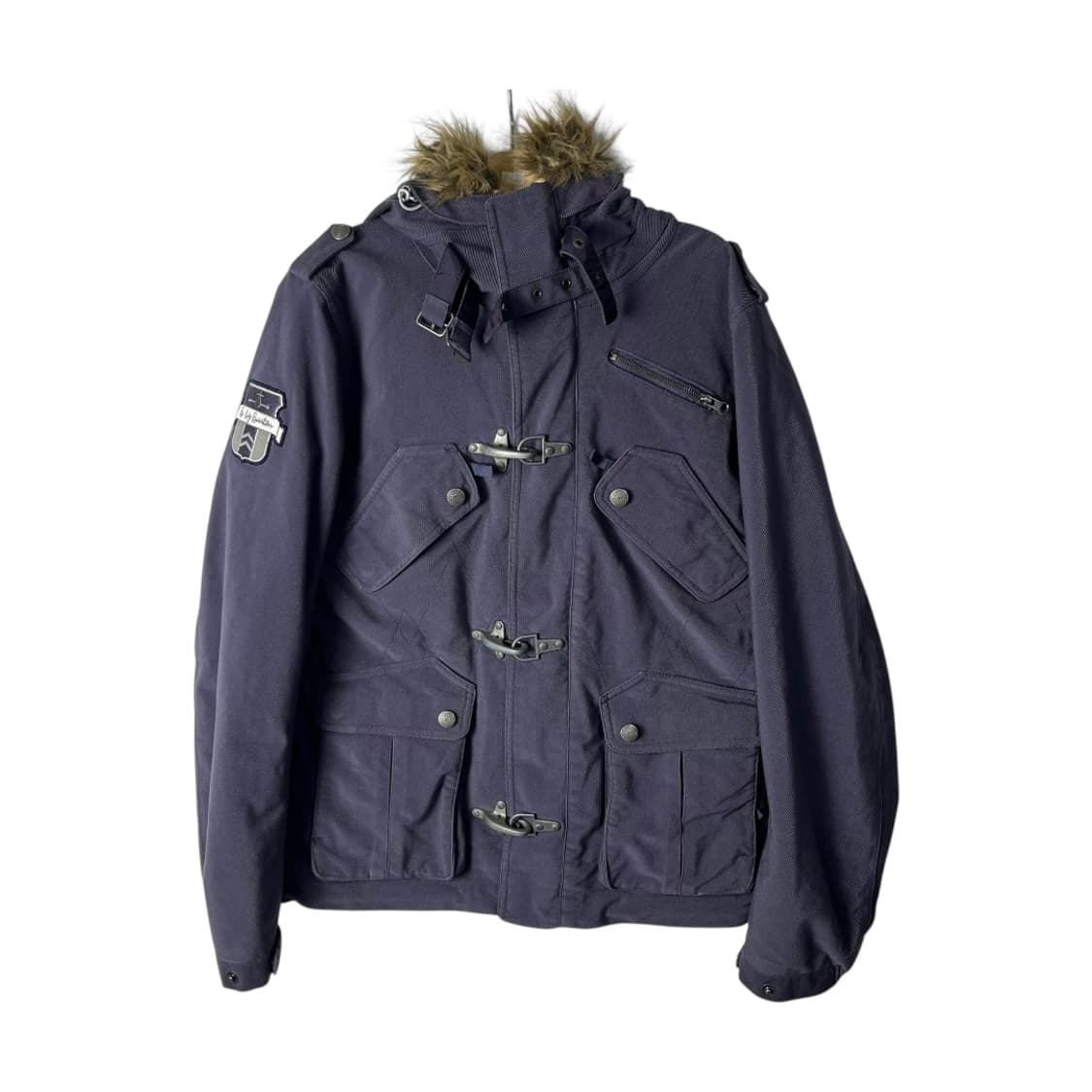 [JPN] 빈티지 파이어맨 버클 퍼 자켓 상품이미지1