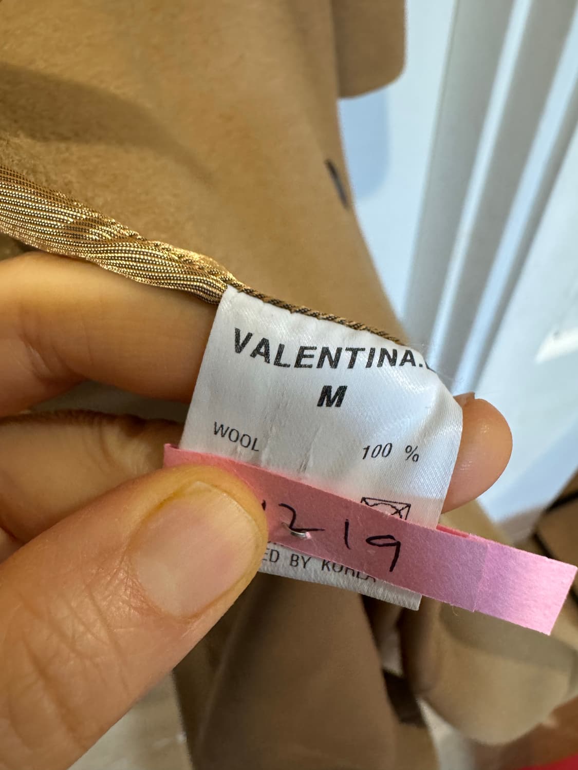 발렌티나엘 더블 울 코트 상품이미지8