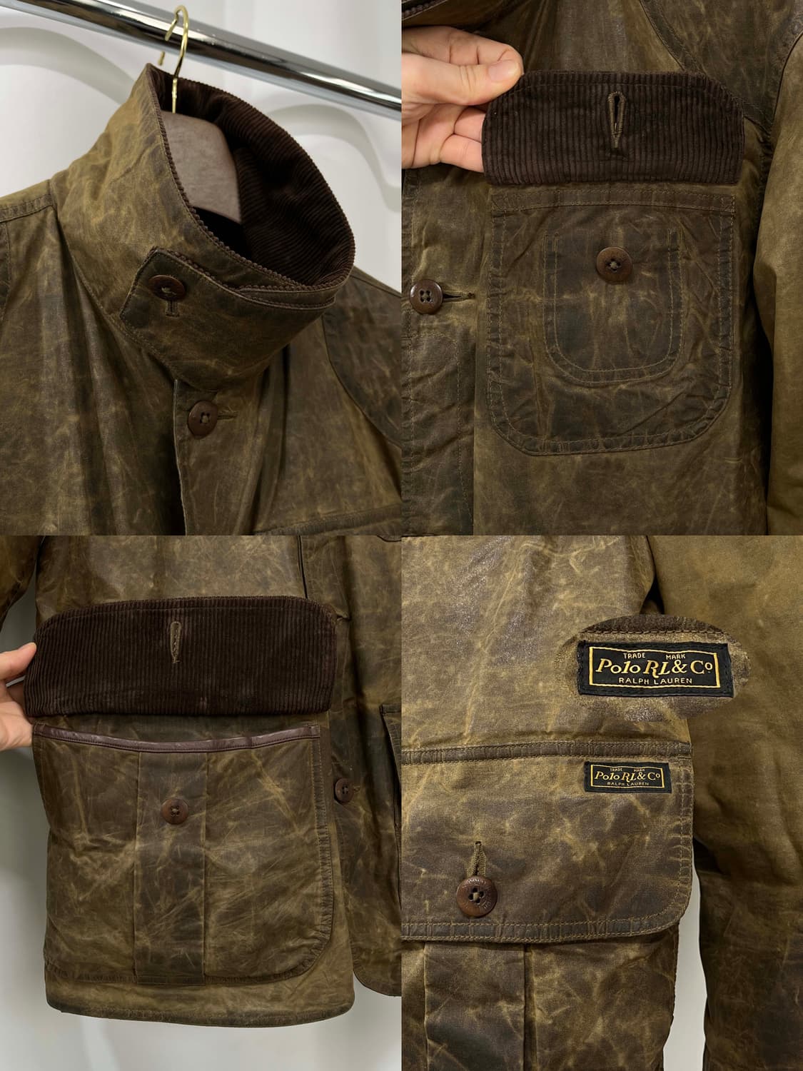 폴로 랄프로렌 인디언헤드 왁스드 코듀로이 모호크 헌팅 필드자켓 상품이미지7