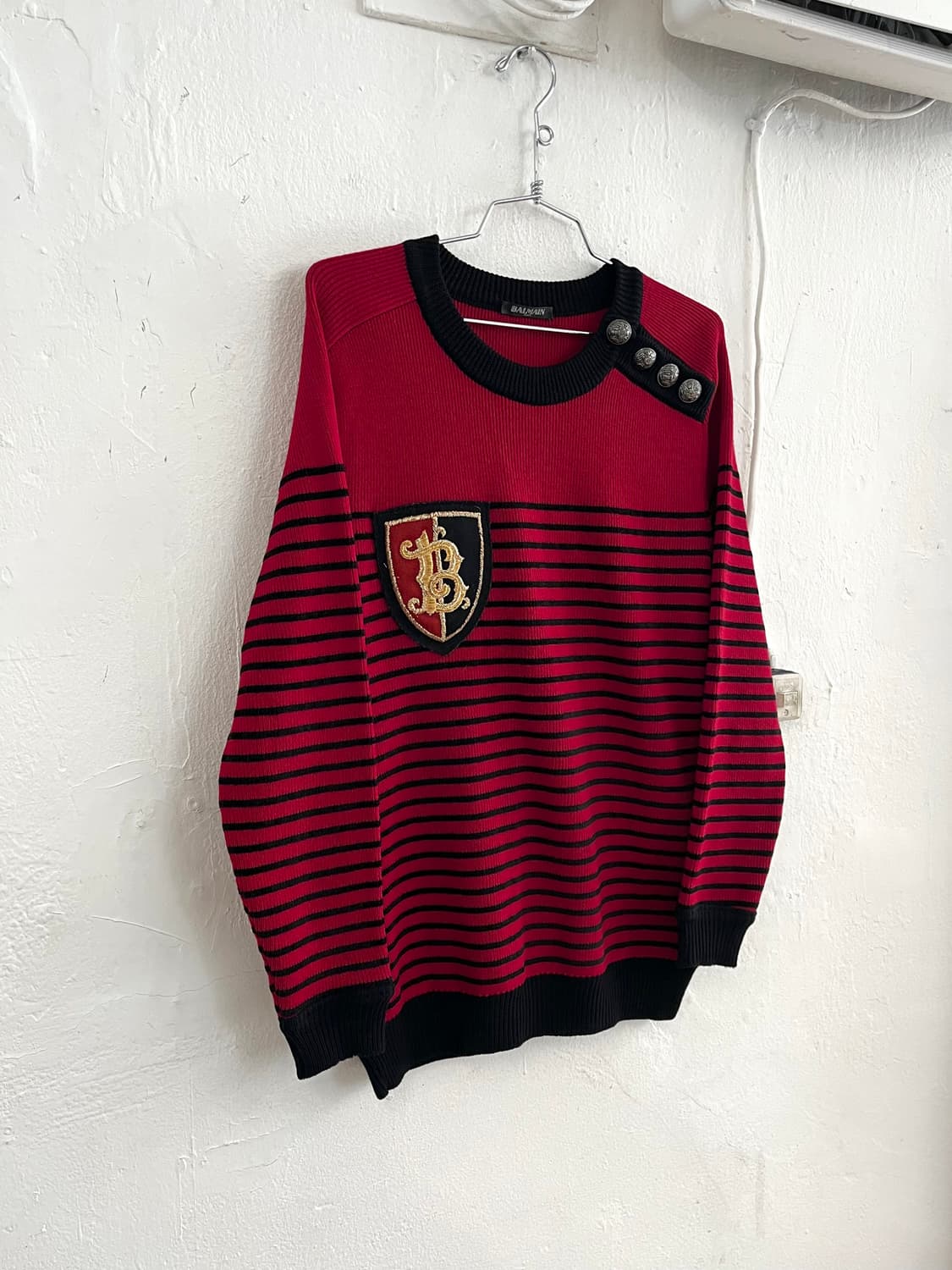 발망 2015FW 올리비에 루스테인 와펜 패치 니트 상품이미지2