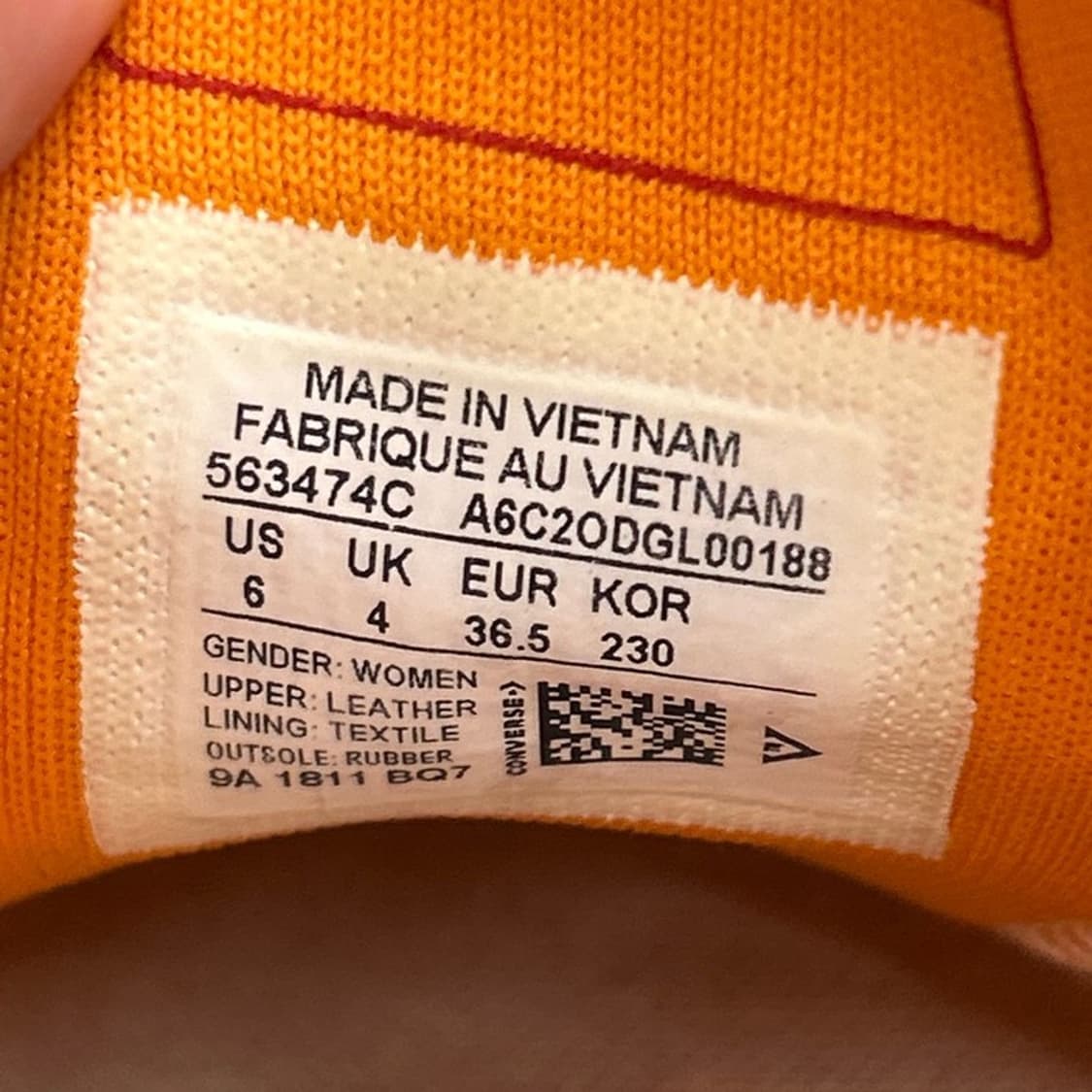 컨버스 척 70 로우 러브그래픽 크림 스니커즈 230 상품이미지6