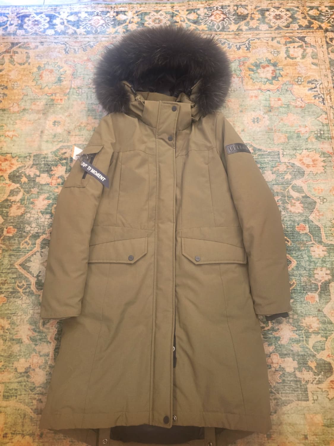 엘르 스포츠(ELLE SPORT) 여성 구스다운 롱패딩 상품이미지1