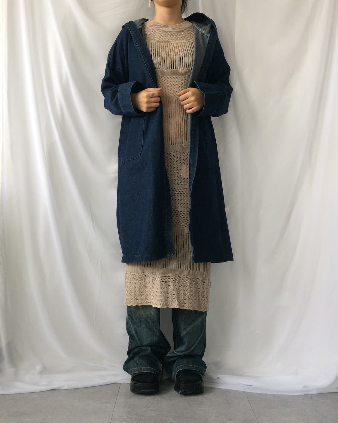 Knit sleeveless long onepiece 상품이미지4
