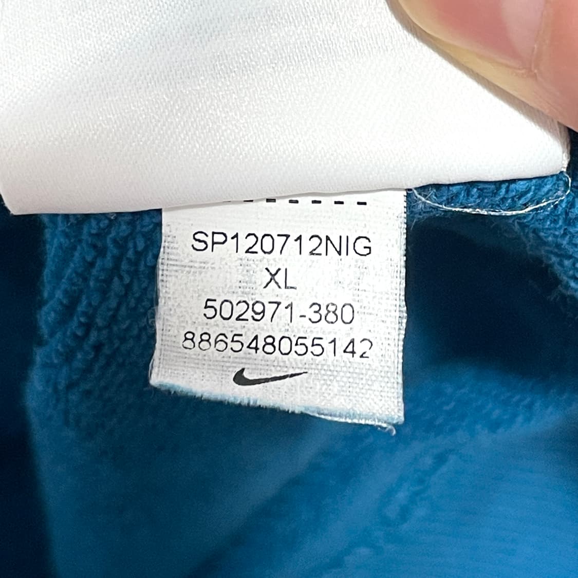 나이키 빅로고 블루 맨투맨 남성XL 상품이미지6