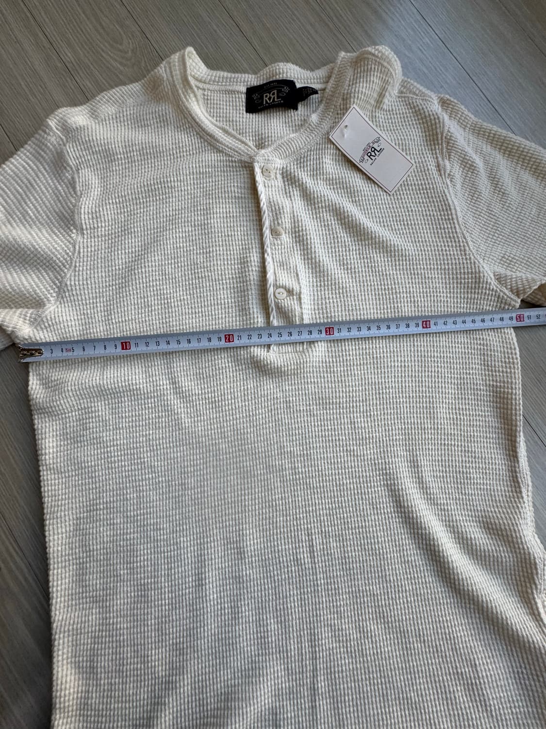새상품 더블알엘 RRL 와플 헨리넥 반팔 xL 상품이미지5