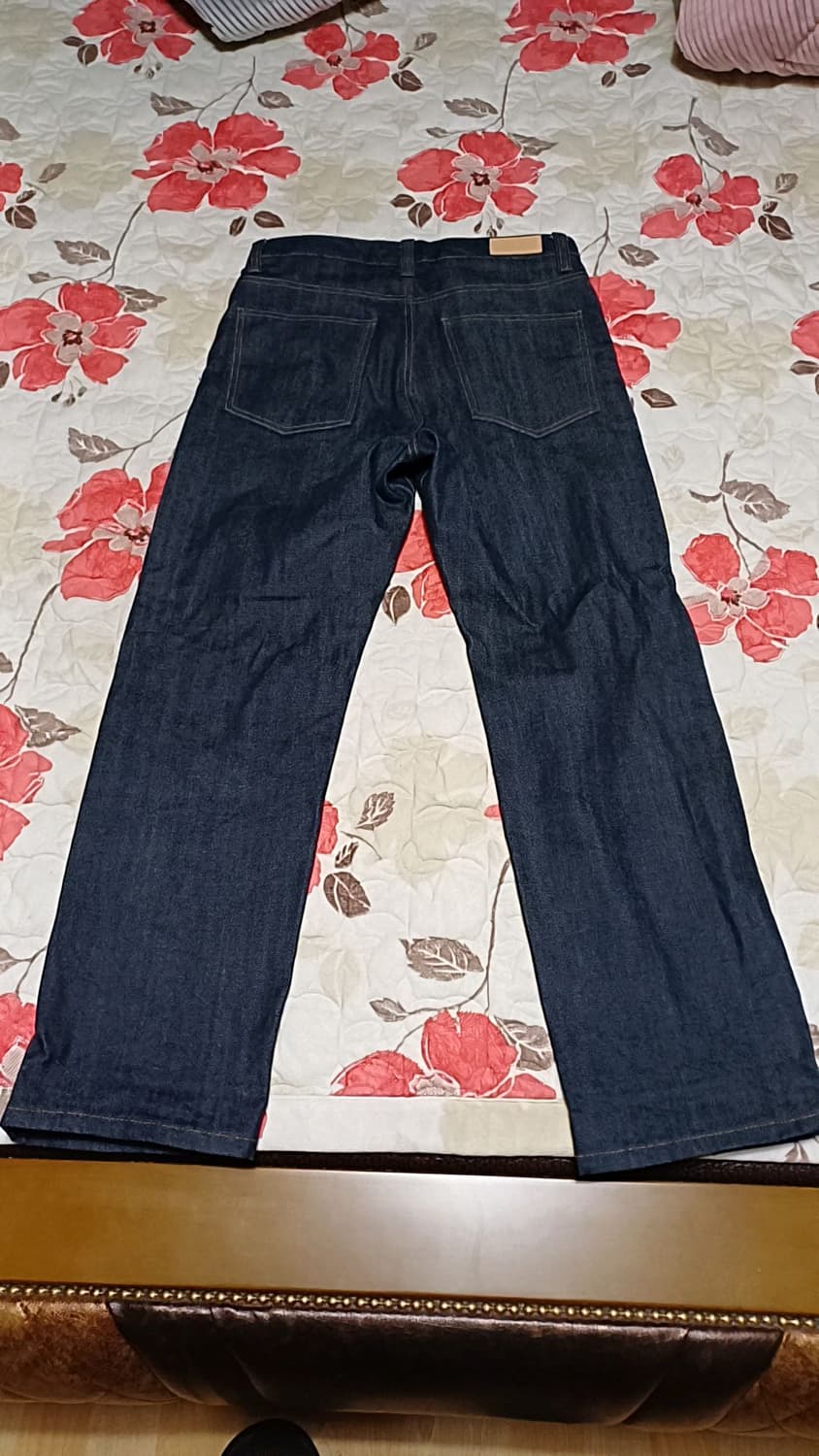 플랙 와이드청바지 32인치 기장108 상품이미지4