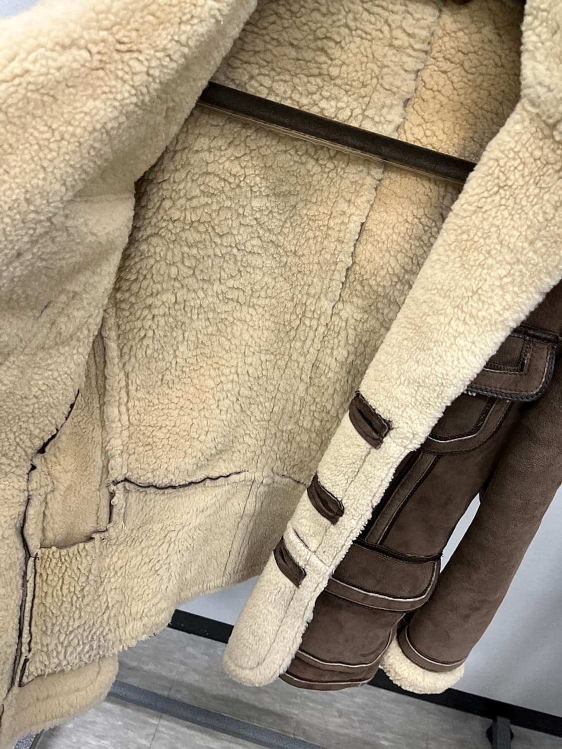 100) 디스퀘어드 4포켓 무스탕 자켓  상품이미지6