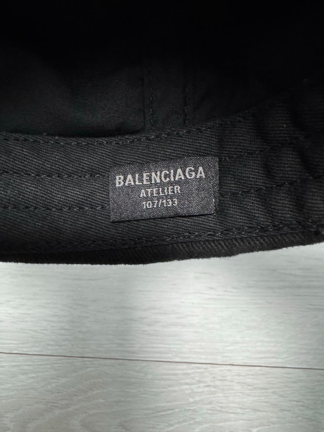 [L] 발렌시아가 아뜰리에 업사이클 볼캡 상품이미지2