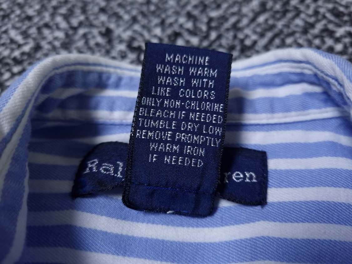 [무료배송][12M]폴로 베이비 스트라이프 셔츠 남방 상품이미지7