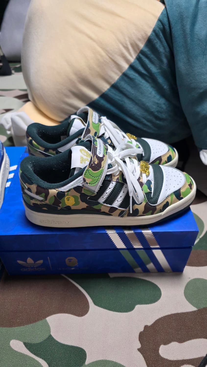 265 베이프 아디다스 포럼 로우 그린 카모  BAPE adidas 상품이미지3