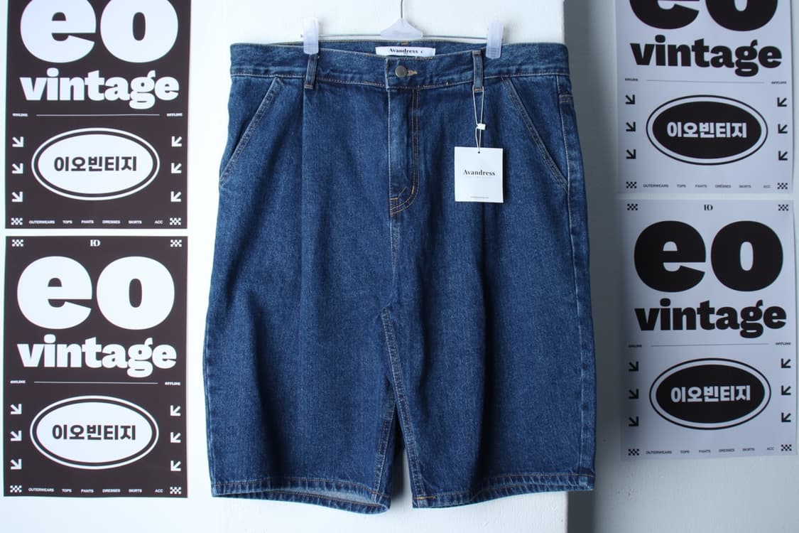 (2XL) 어반드레스 반바지 팬츠 새상품 빅사이즈 버뮤다 청-P9892 상품이미지2