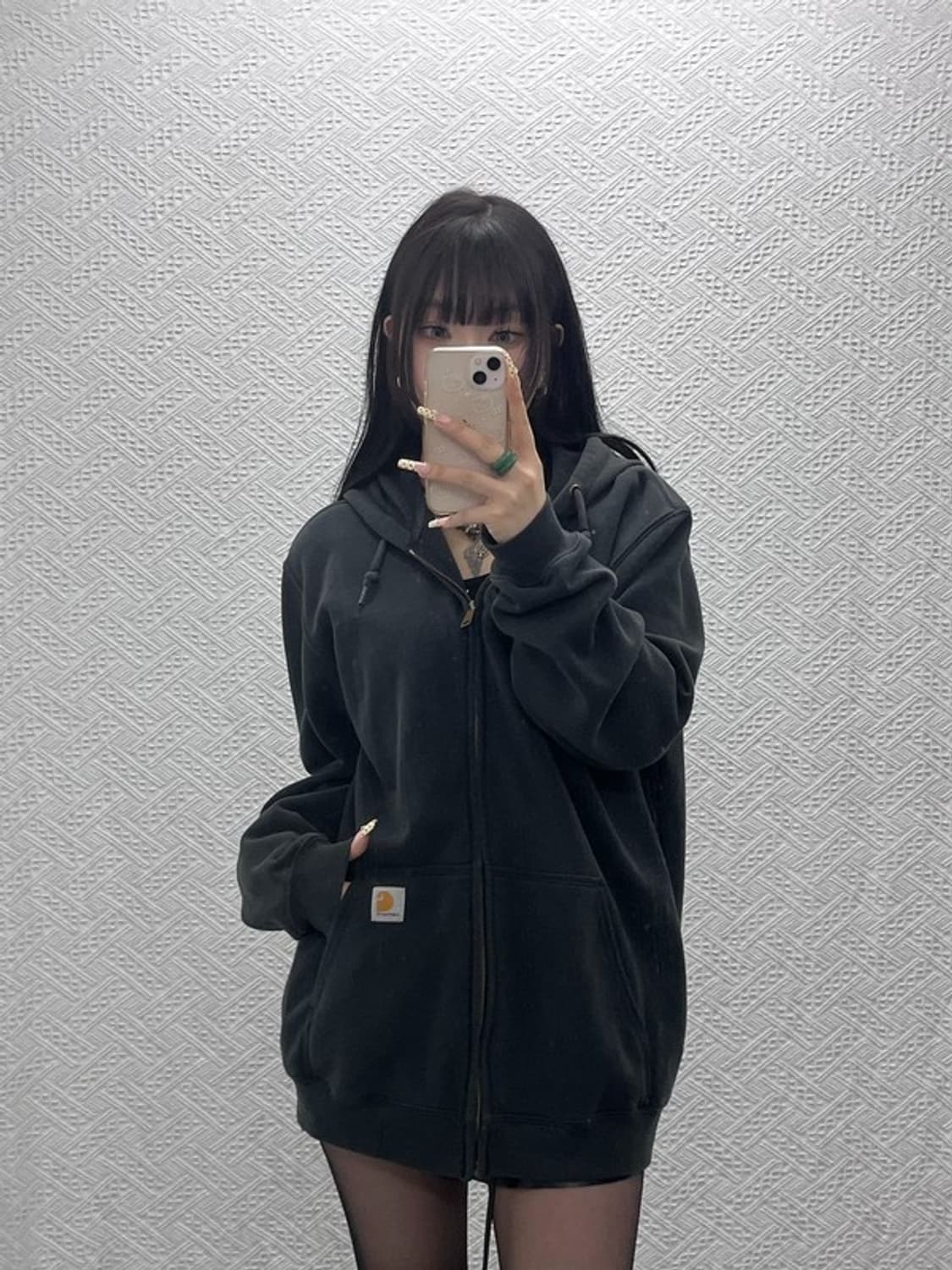 칼하트 빈티지 모던 캐주얼 써멀 후드집업 105 C09752 상품이미지2