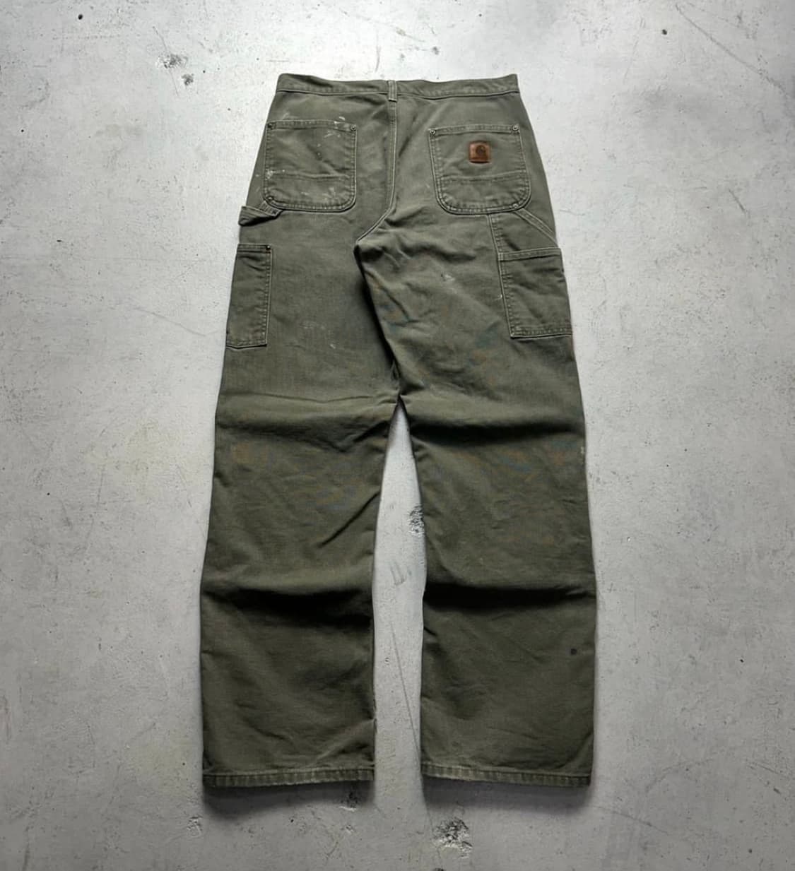 Carhartt 칼하트 빈티지 더블니 MOS 모스그린 상품이미지3