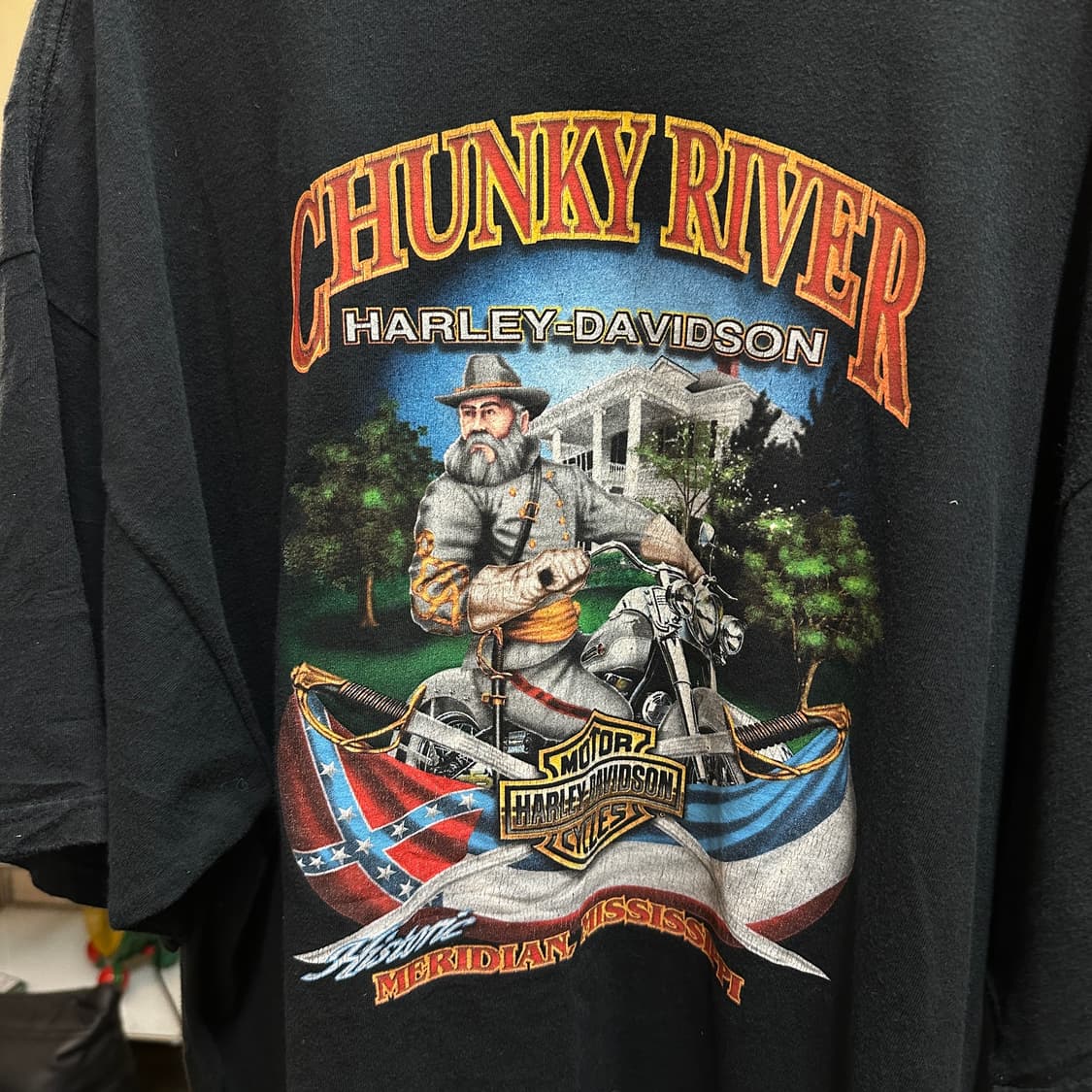 00s Harley-Davidson flame T-shirt 상품이미지6