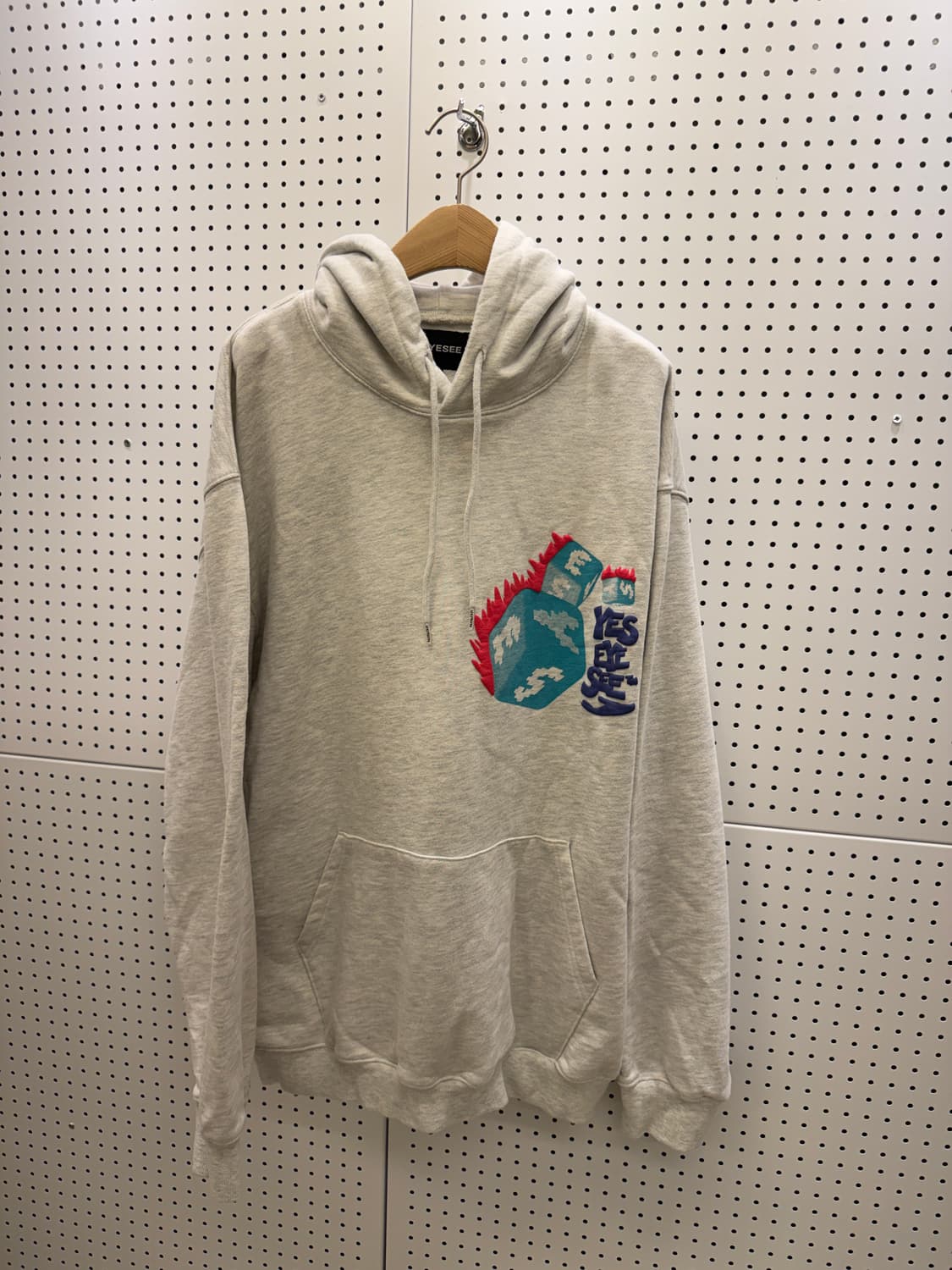 예스아이씨 다이스 후드티 라이트 그레이 U1562 상품이미지2