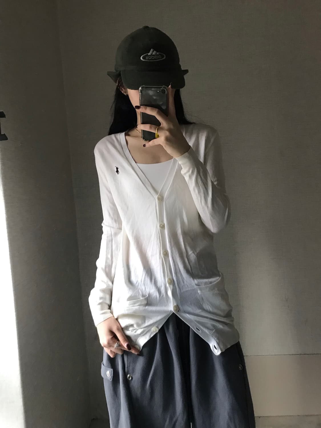 폴로 아이보리 니트가디건 상품이미지4