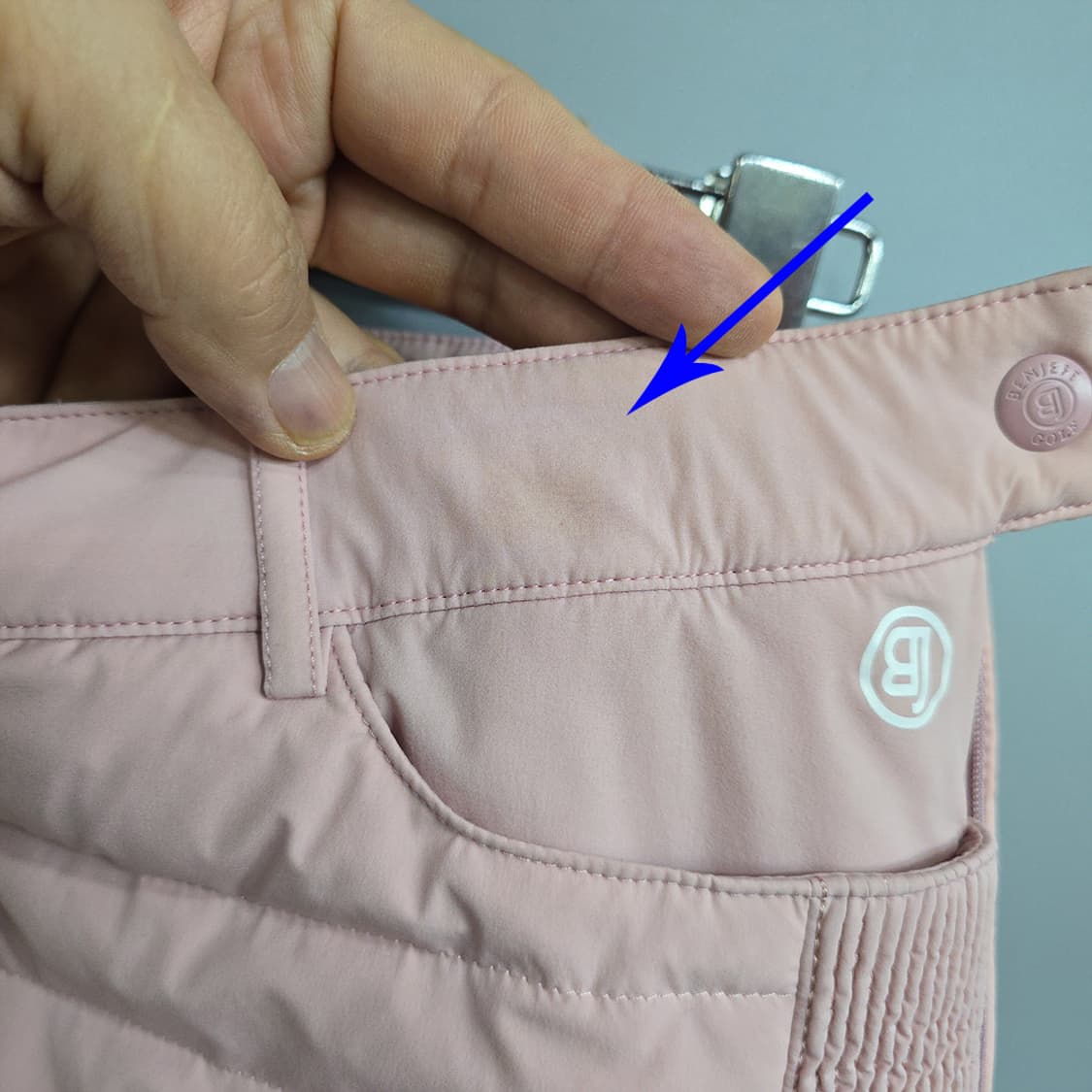 벤제페(BenJefe) 패딩 골프 스커트 핑크 70 상품이미지7