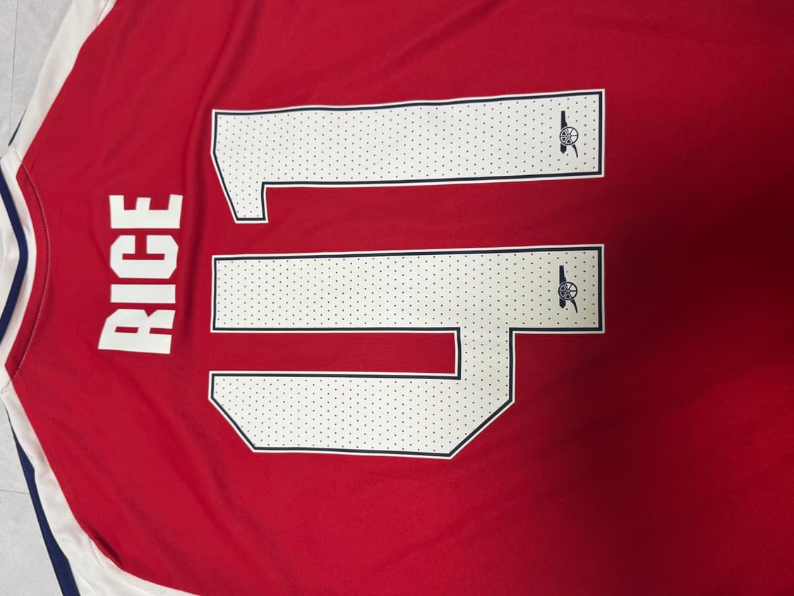 아디다스 아스날 24 25 홈 어센틱 라이스 마킹 유니폼 상품이미지3