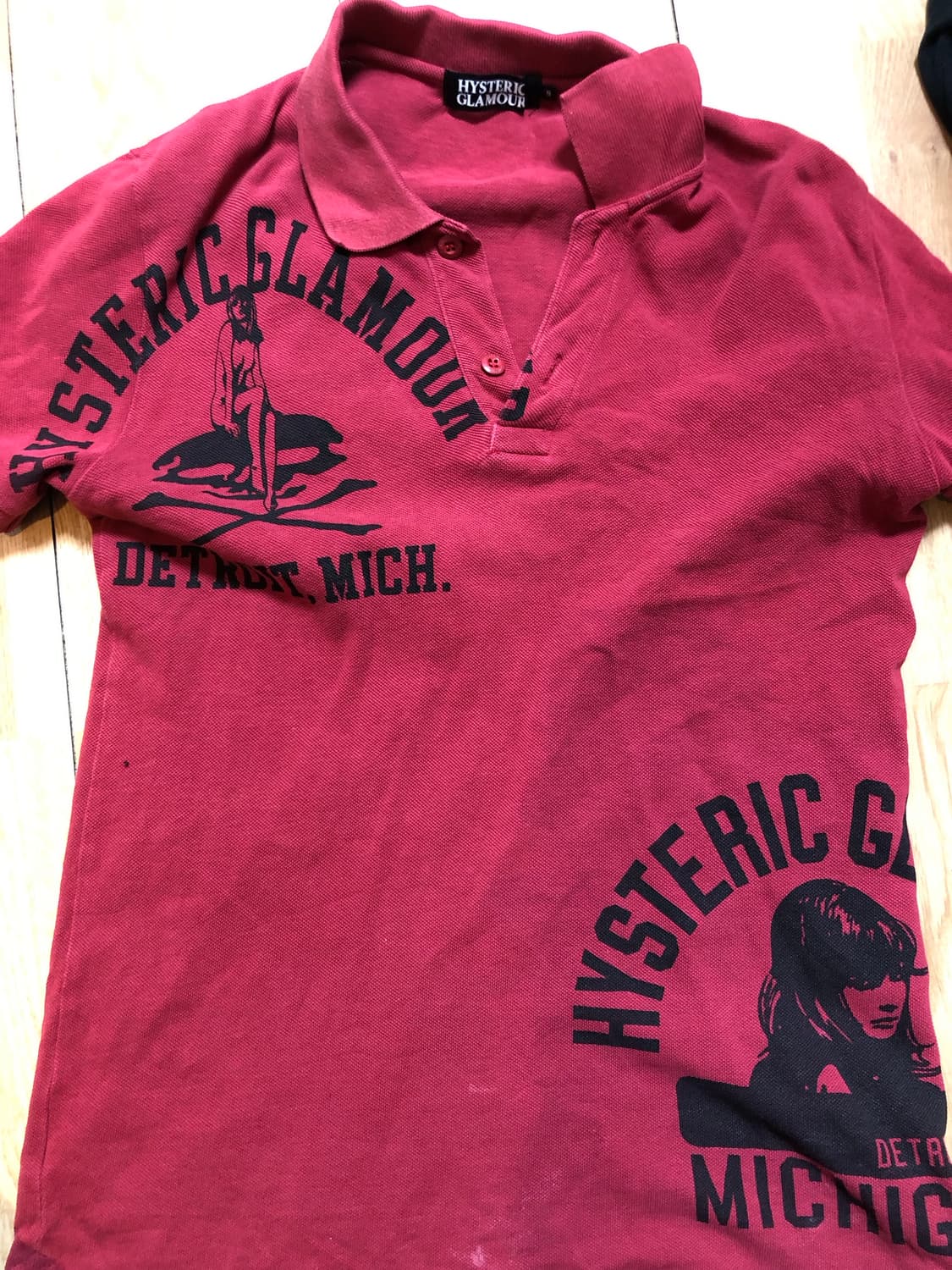 hysteric glamour archive polo t 상품이미지2